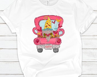 Valentines Pink Truck Gnomie - Available up to 3X