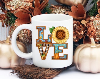 Autumn LOVE 15 oz Ceramic Mug