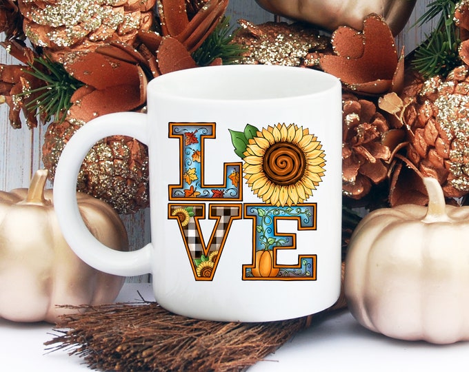 Autumn LOVE 15 oz Ceramic Mug