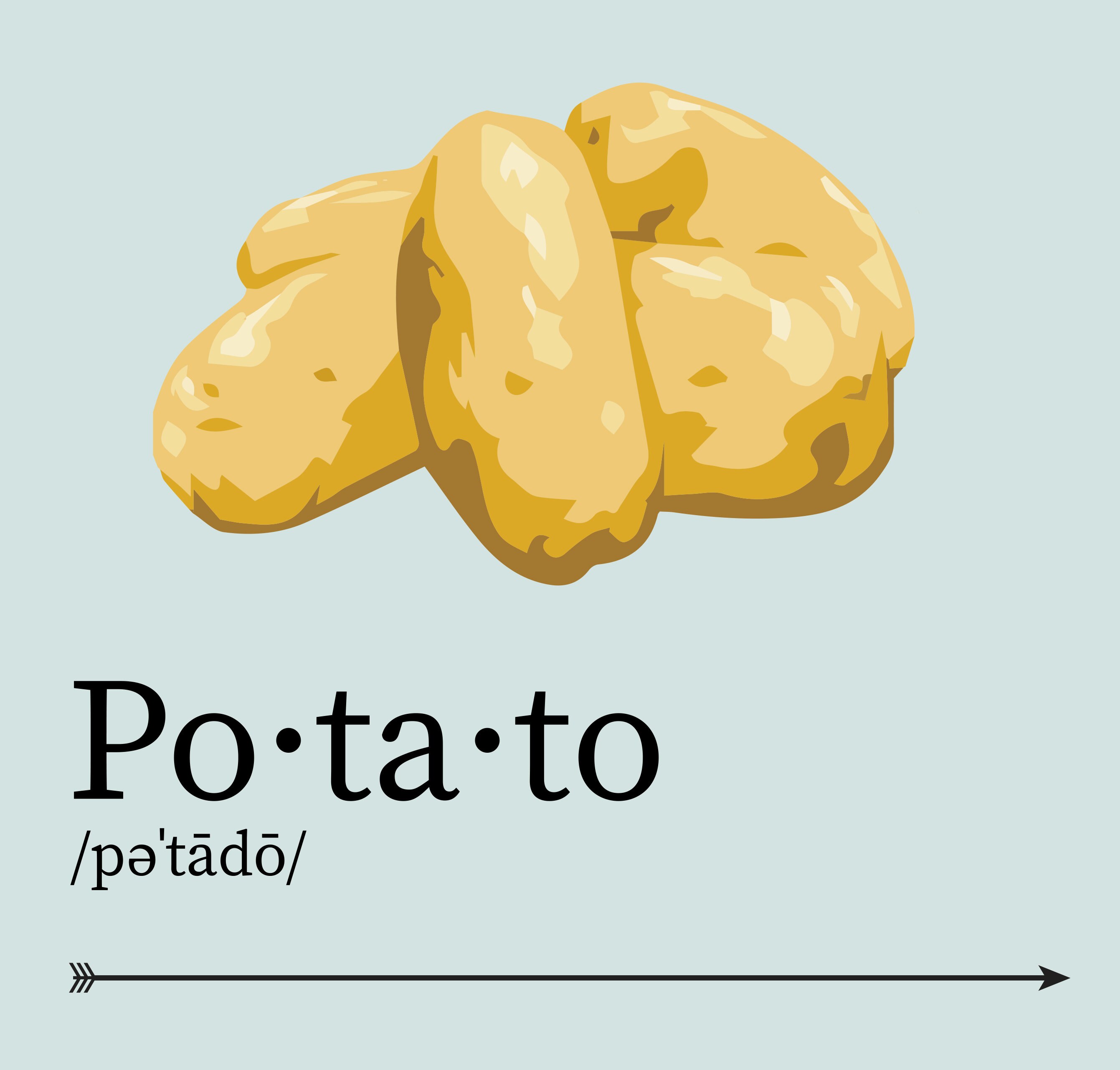 Lord of the Rings Potato Definition Art Print 11x14 Etsy