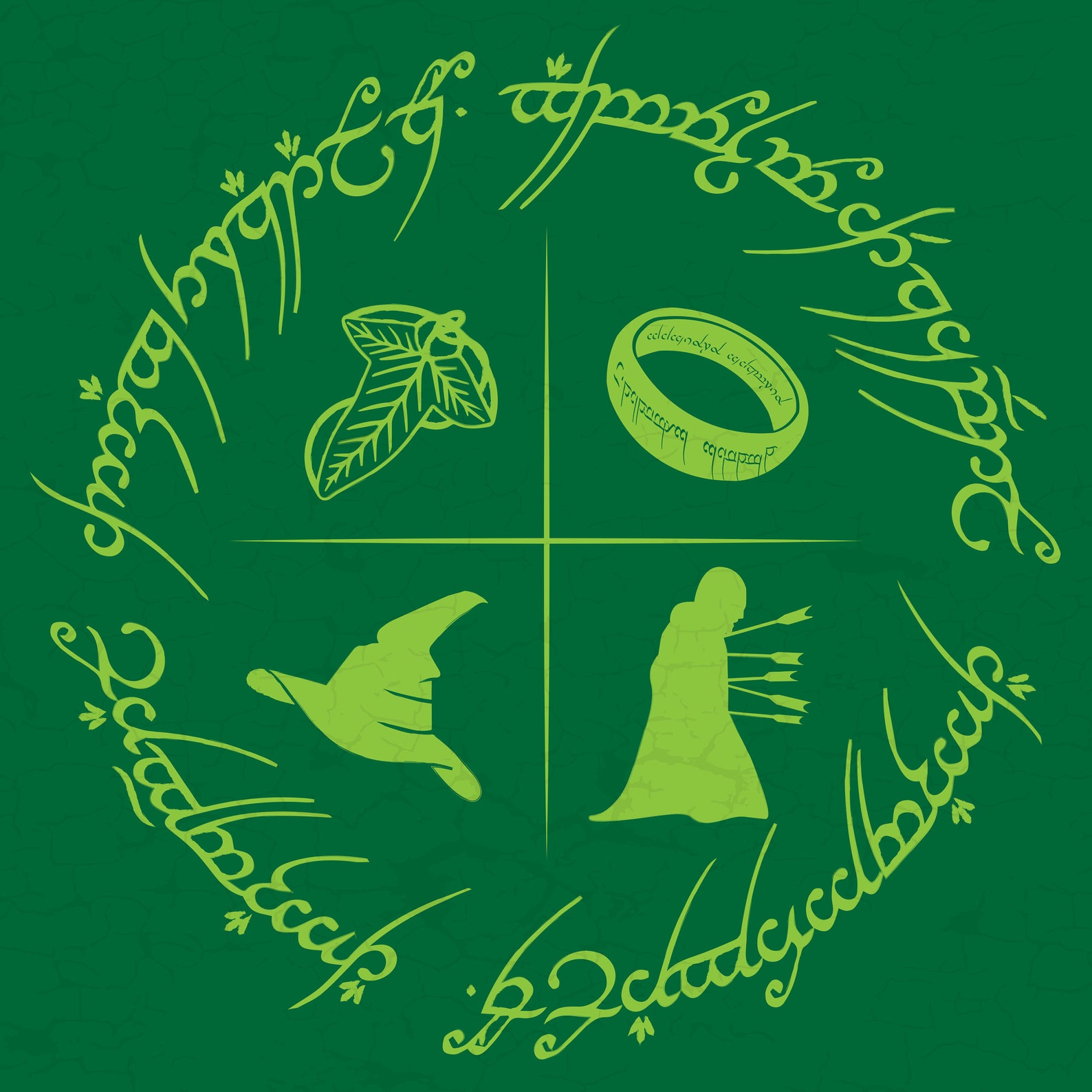 Lord of The Rings Trilogy Minimalist Art Print Set 11x14 Etsy