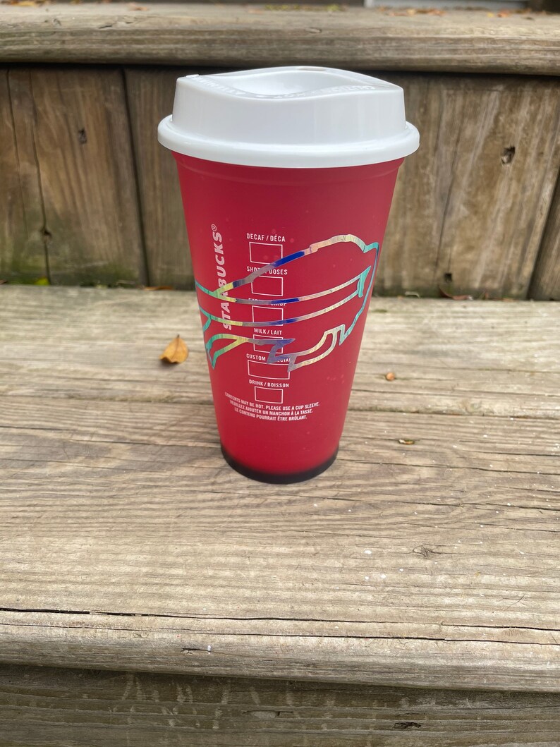 undersøgelse enkel Fabel Buffalo Bill Starbucks Color Changing Reusable Hot Cup | Etsy