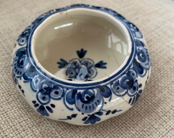 Vintage DELFT / Dutch / Small bowl / Trinket / Blue and White / 1950's-1960's