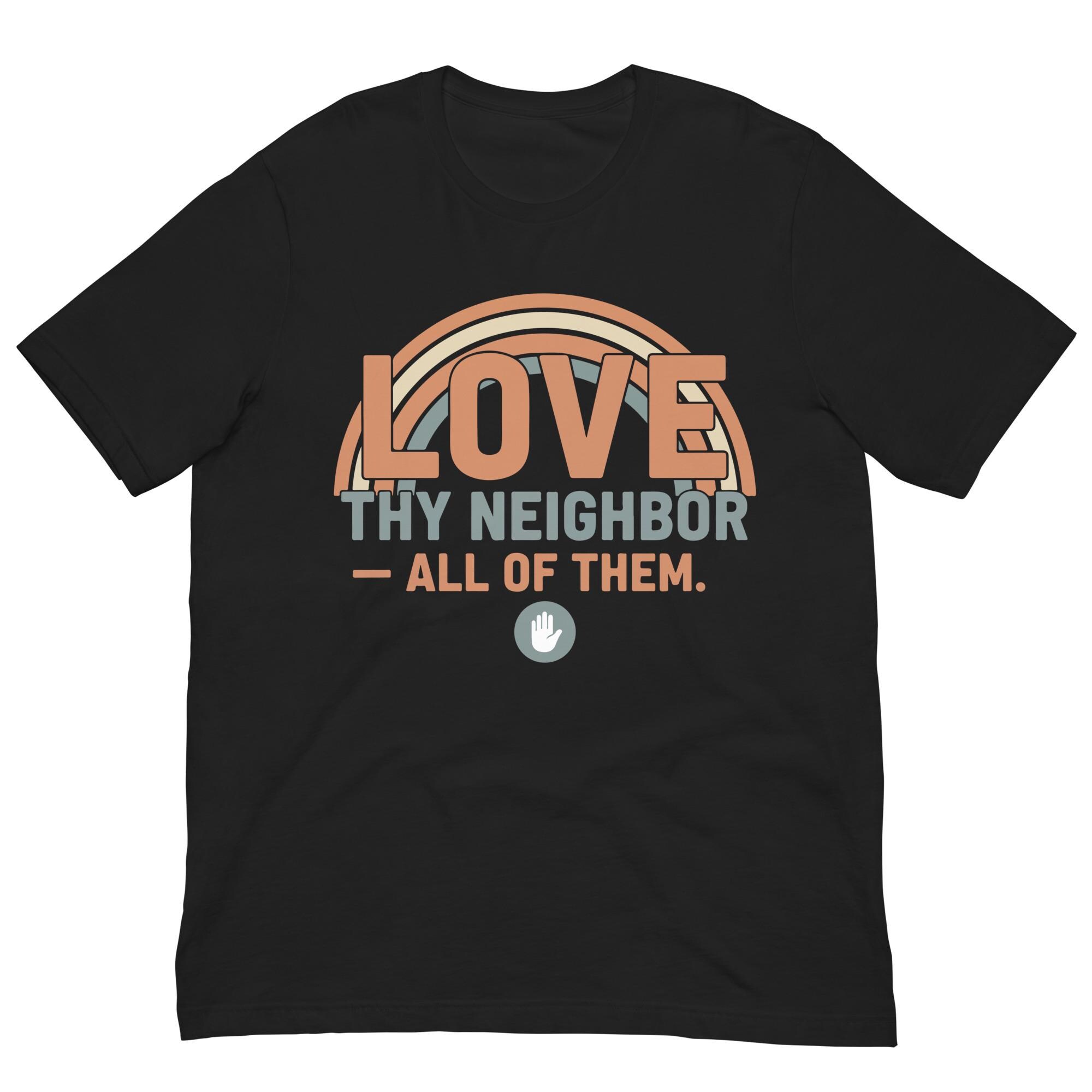Patch à Coudre Vintage - Love Thy God Love Thy Neighbor - Années 70 - Religieux