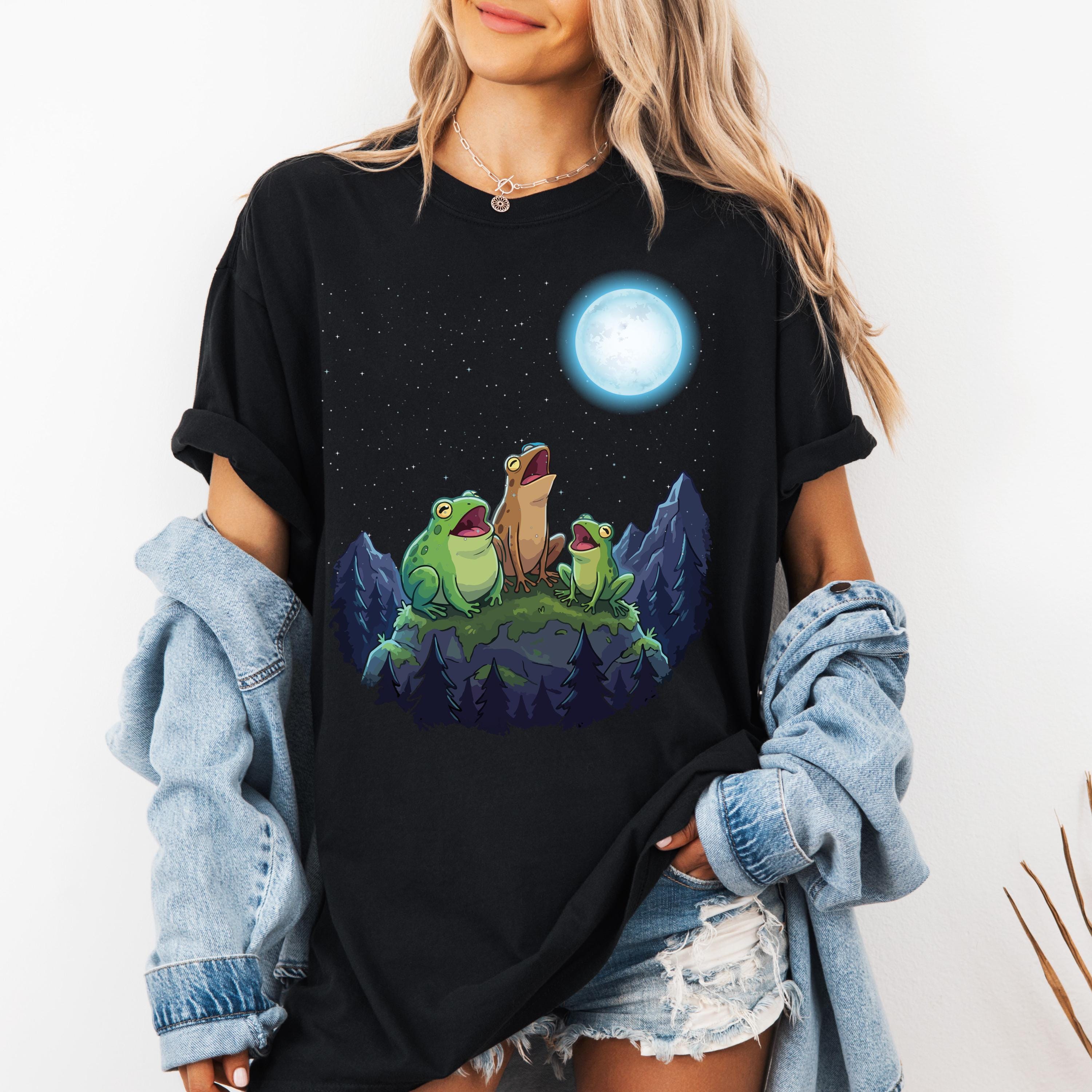 Frog Howling Frogs Howling Moon PNG: Meme Mountains Pines Nature Wildlife Png Funny ...