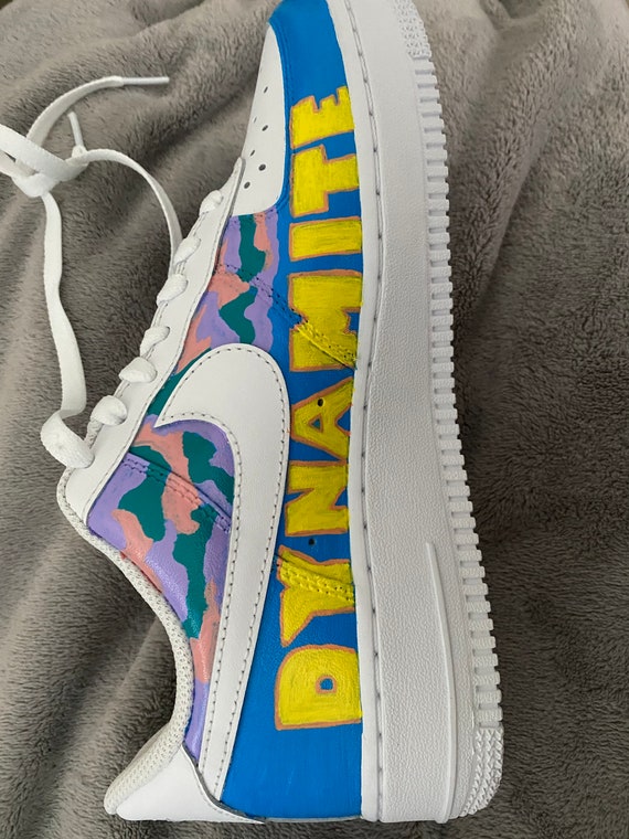 custom bts air force ones