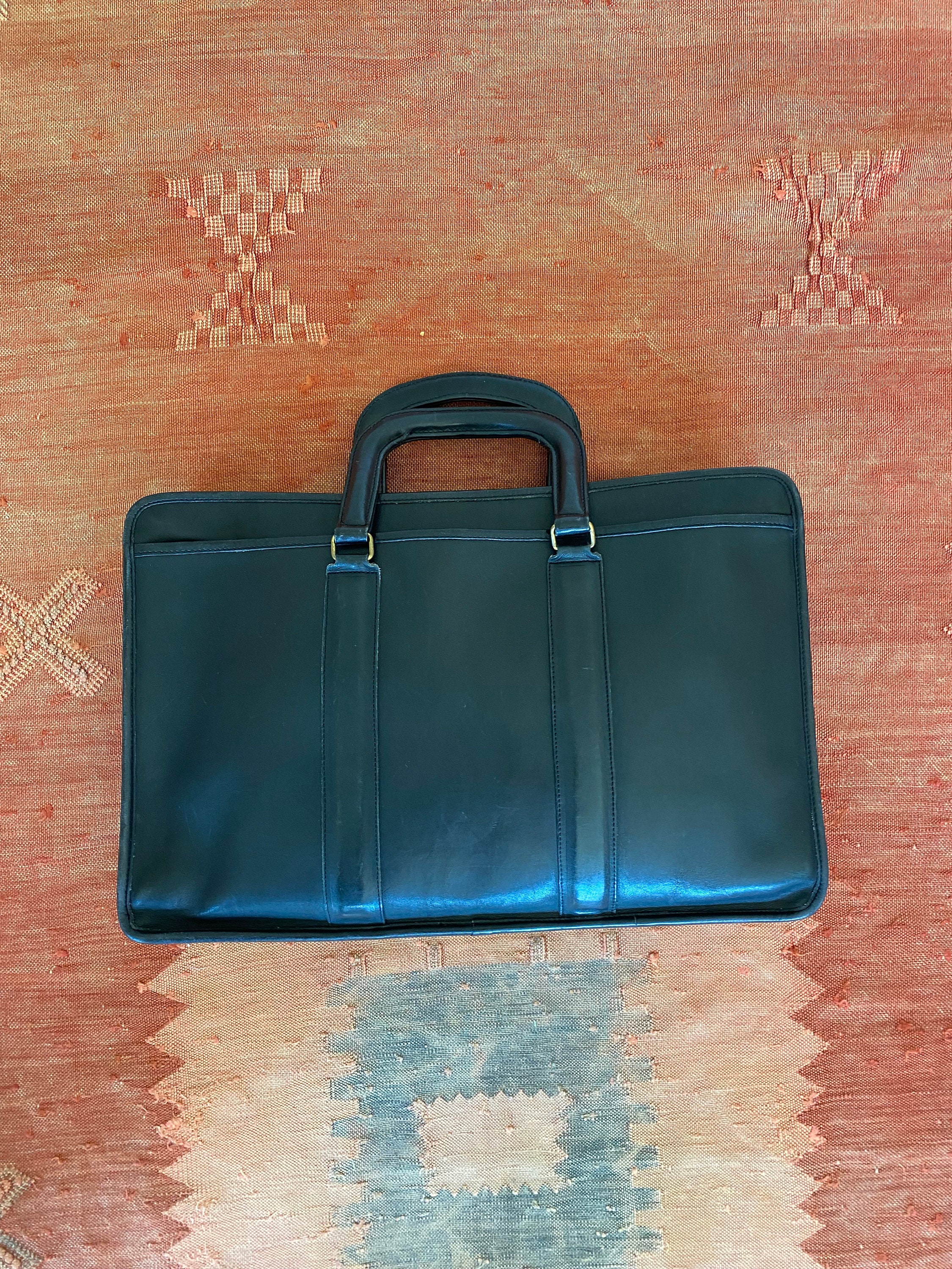 Brown Leather Coach Breifcase/Laptop Bag W/ Shoulder Strap J0993-70187 (K2)