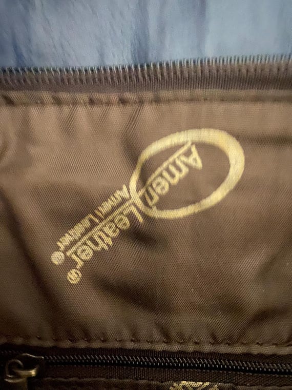 Early aughts patchwork  leather rainbow shoulder … - image 8