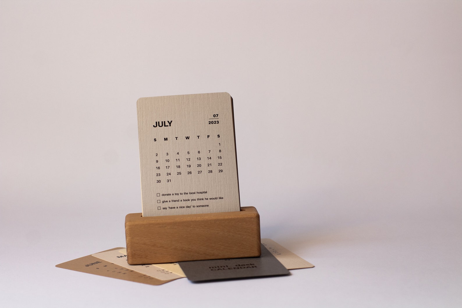 2023 Desk Calendar Mini Desk Calendar 2023 Monthly - Etsy