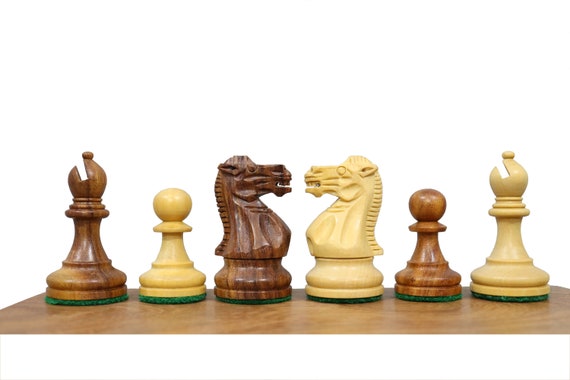 Chess Pieces: Stallion Knight, Wood