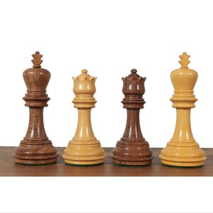 3.7" Imperial Staunton Chess Set | Luxury Chess Pieces Only | Double ...
