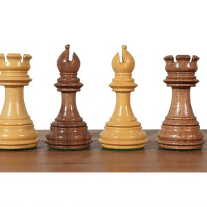 3.7" Imperial Staunton Chess Set | Luxury Chess Pieces Only | Double ...