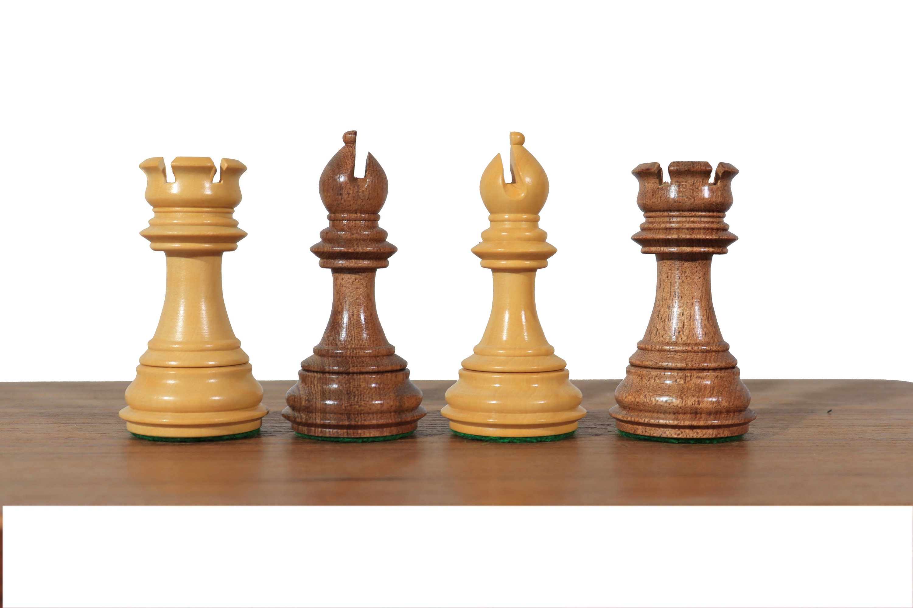 3.7" Imperial Staunton Chess Set | Luxury Chess Pieces Only | Double ...