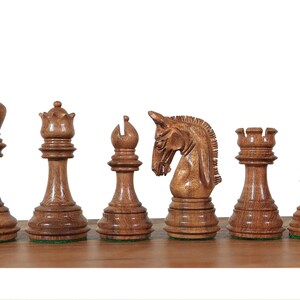 3.7" Imperial Staunton Chess Set | Luxury Chess Pieces Only | Double ...