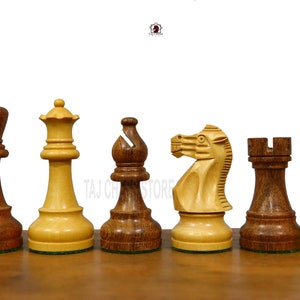 3.9 Ulbrich Series Wooden Chess Set with Extra Queens Modern Weighted  Chessmen