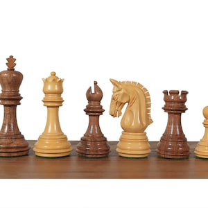 3.7" Imperial Staunton Chess Set | Luxury Chess Pieces Only | Double ...