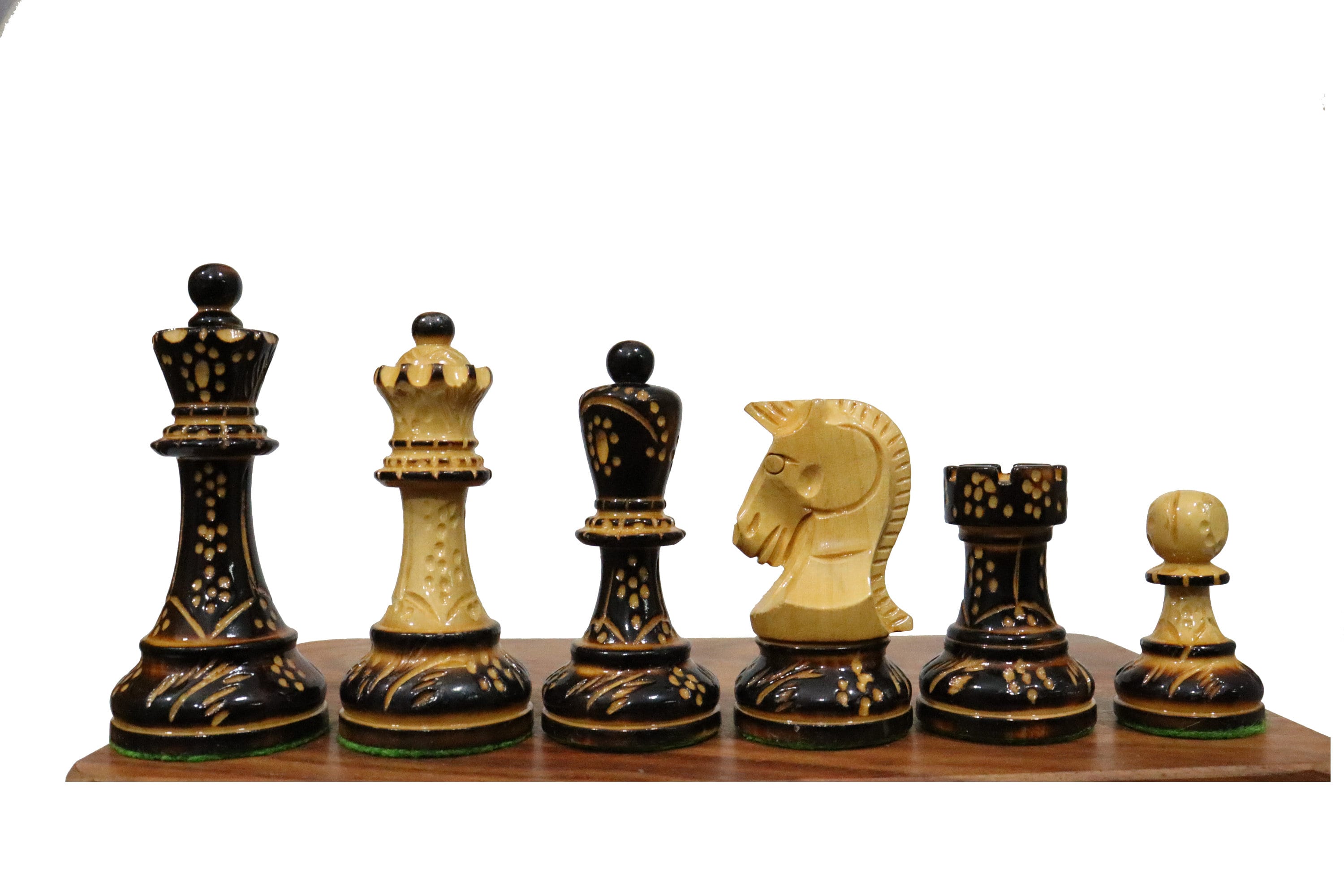 Dubrovnik Chess Pieces Burnt Lacquered Reproduction of - Etsy