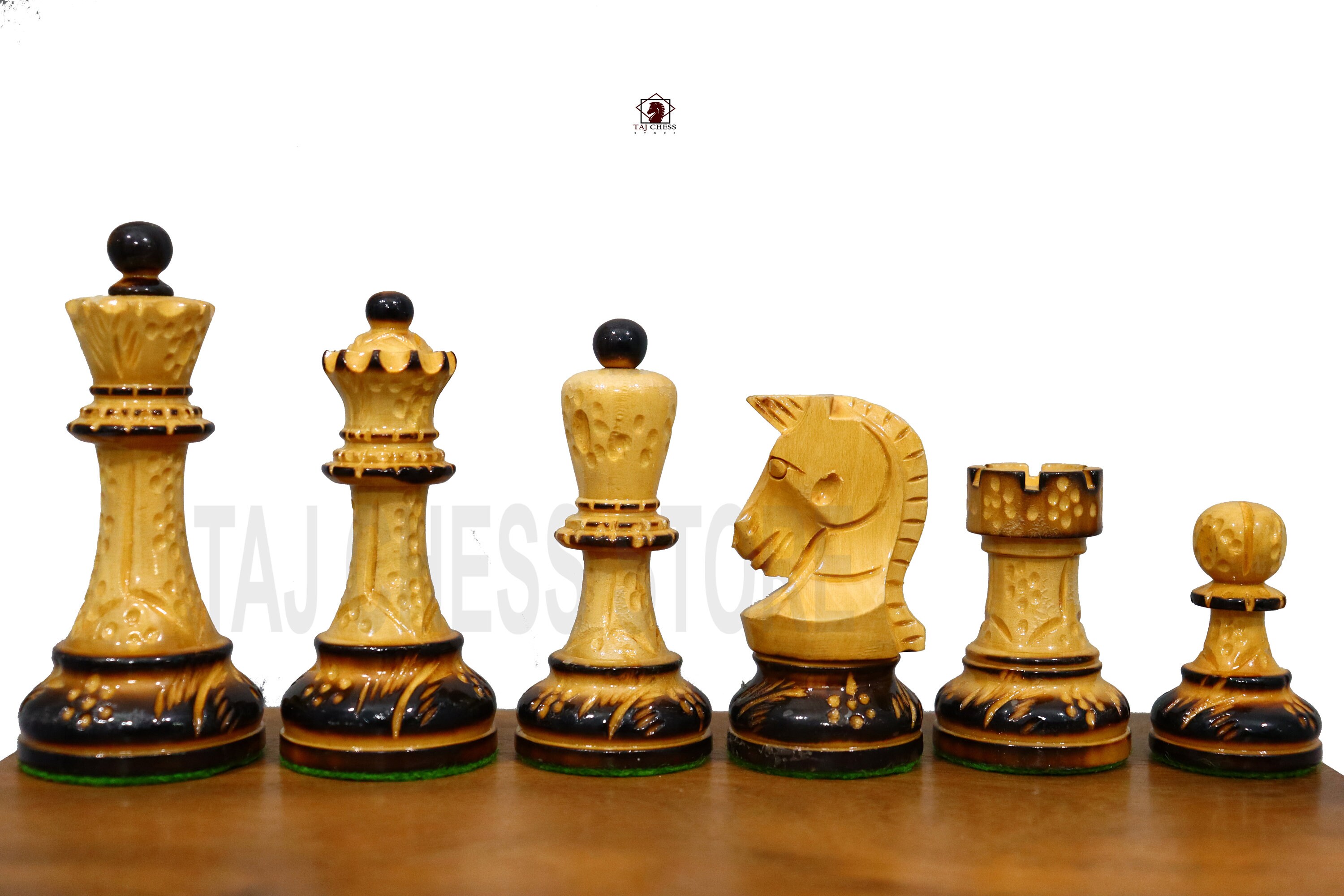 Dubrovnik Chess Pieces Burnt Lacquered Reproduction of - Etsy
