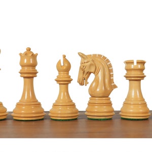 3.7" Imperial Staunton Chess Set | Luxury Chess Pieces Only | Double ...