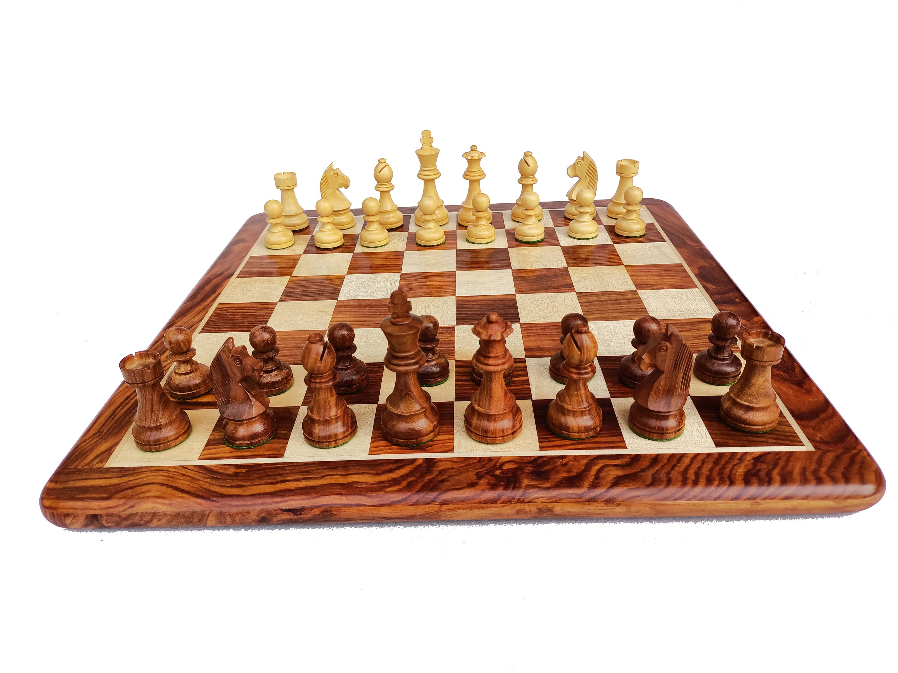 Professional Tournament Chess Board Set 17" x 17" with Chessmen-32 Pieces 