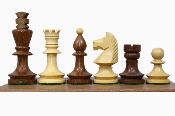 Wooden Chess Only 32 Standard Championship Staunton Wooden Chess 10 Cm  Crown Prince Object Pouch Leather Chess Board