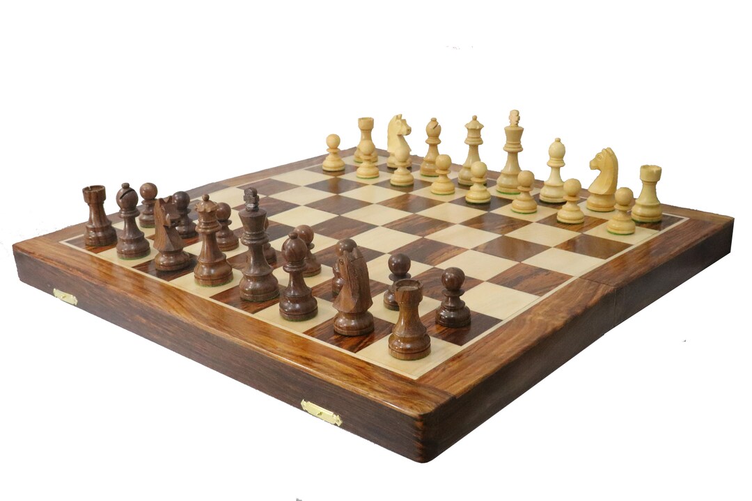 21インチ (2.25 cm 四方) 折りたたみ式トラベルコンボチェスセット