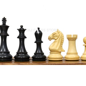 Scacchi Fierce Knight da 4&quot; con pesi, pezzi degli scacchi Staunton in legno con 2 regine extra/set di scacchi unico/regalo Taj Chess Store per lui/lei