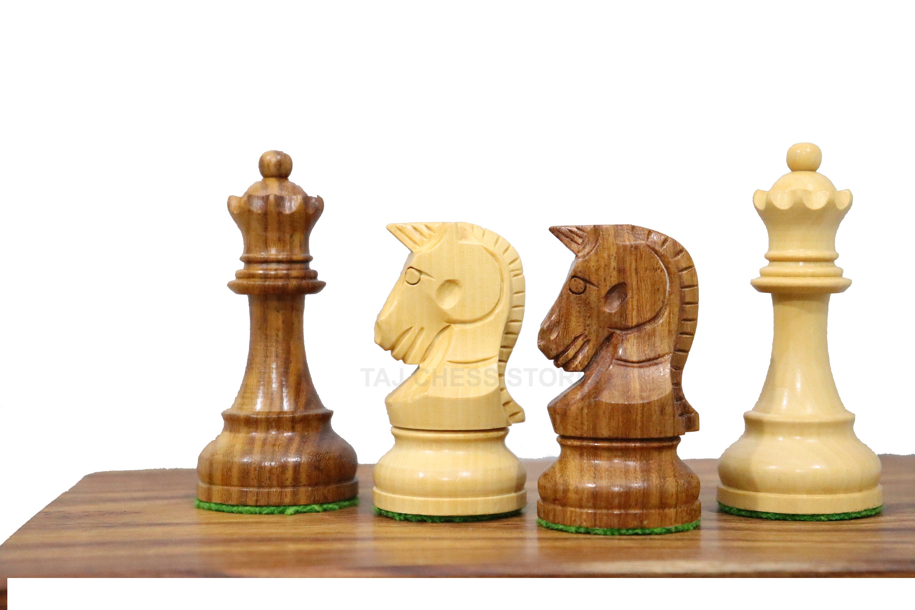 Dubrovnik Chess Pieces in Rosewood Reproduction of 1950 Bobby -   Portugal