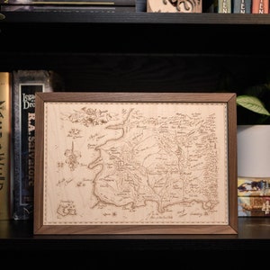La roue du temps, carte, fantaisie gravée sur bois