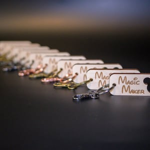 Magic Maker Keychain / Bag Charm / Lanyard Accessories, Set of 10, Cast Member Gift Idea