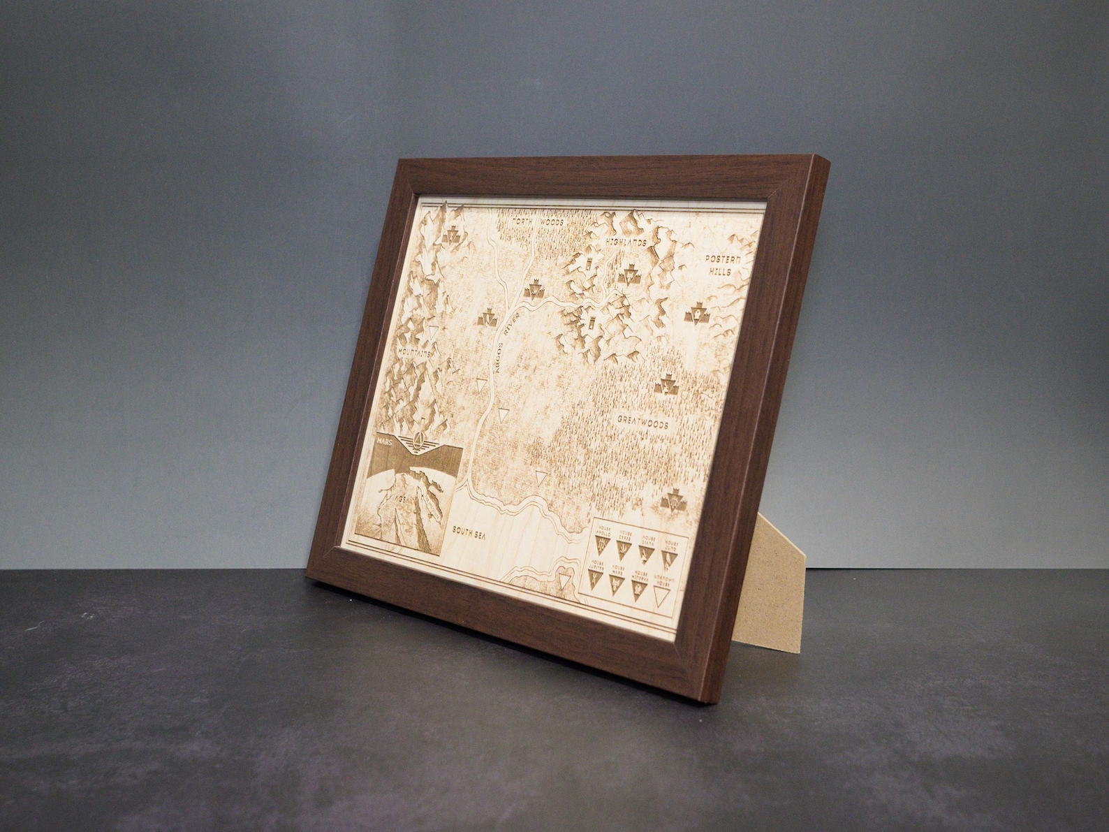 Maps In Red Rising Red Rising Map, Wood Engraved Map of Mars From Book 1 - Etsy