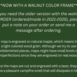The Wheel of Time Map, Fantasy Wood Engraved Map image 5