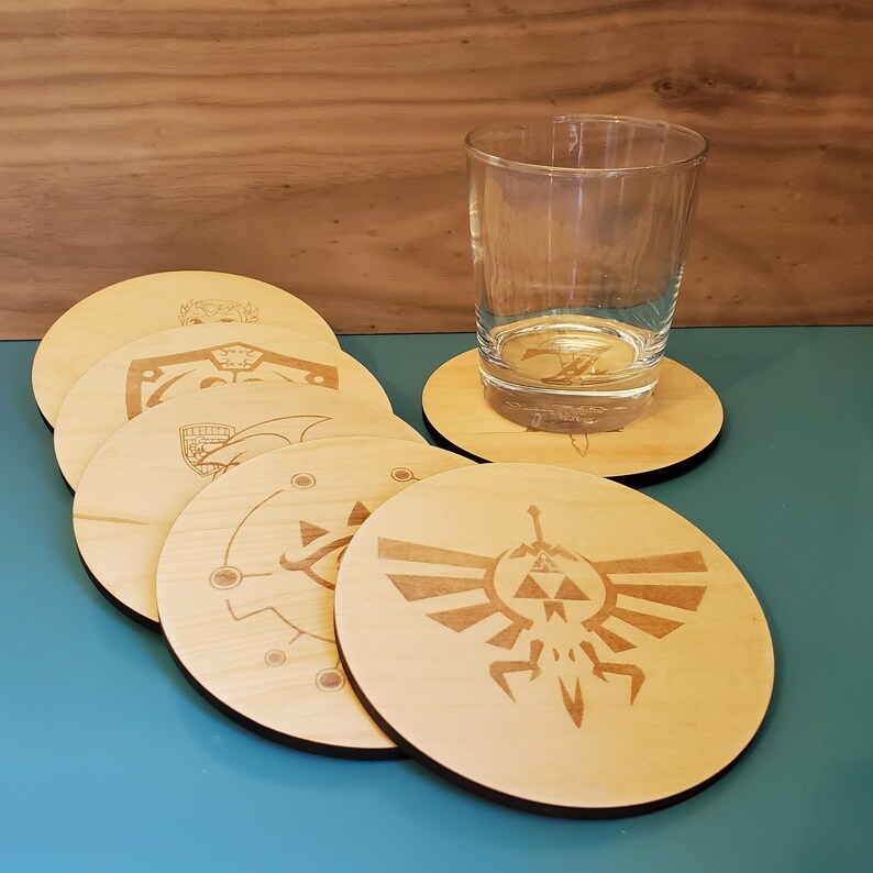 Legend of Zelda Coasters Etsy