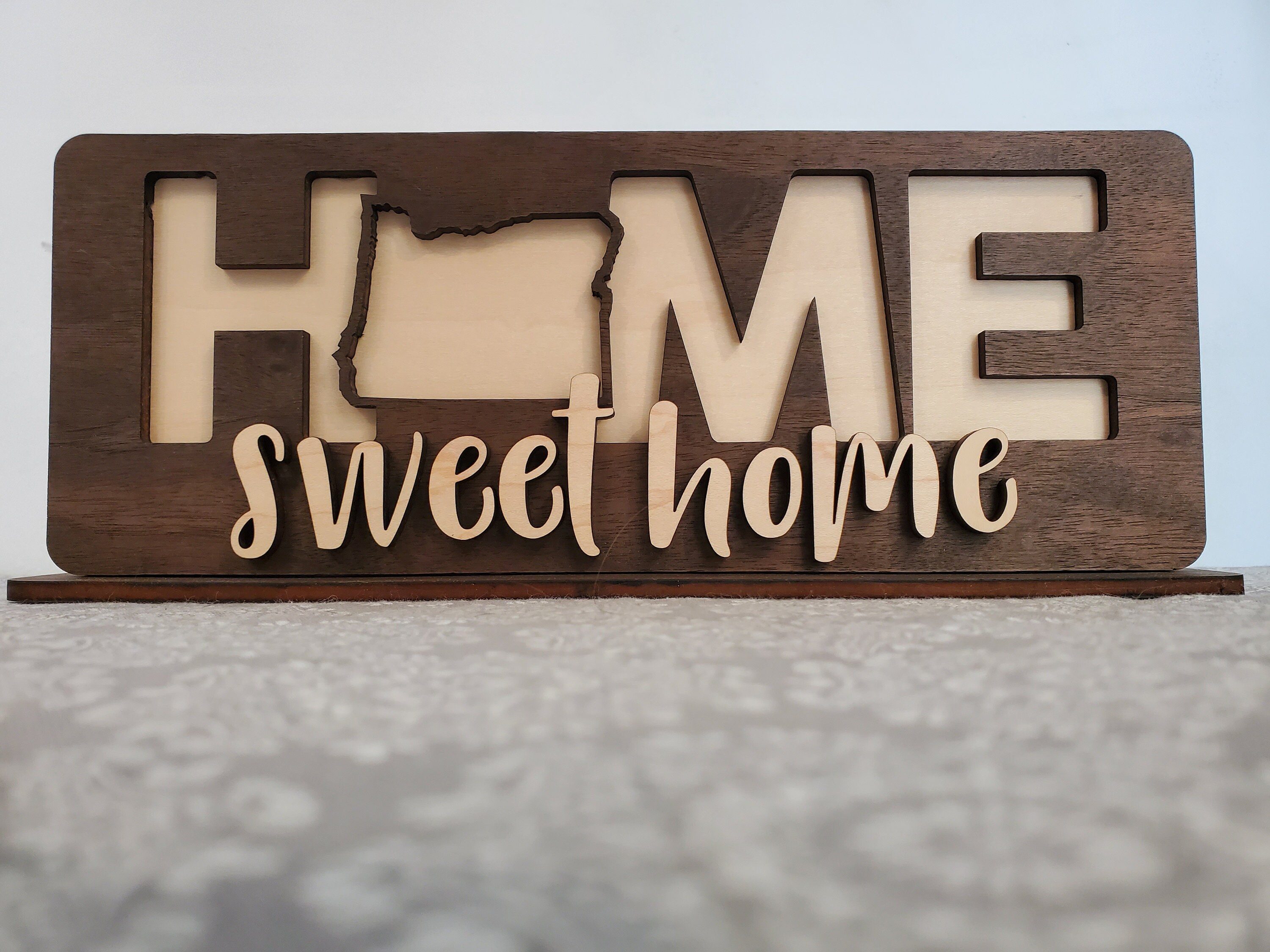 Wisconsin Home State Print Personalized State Burlap Linen or Cotton Sign Home Sweet Home State Outline Sign Housewarming Gift