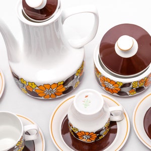 Autumn Forest Vintage Hollohazi coffee set