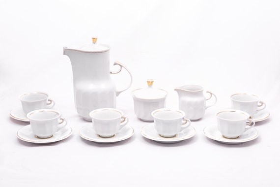 アントワネット 希少なコーヒーセット ヴィンテージ高級磁器サービス 