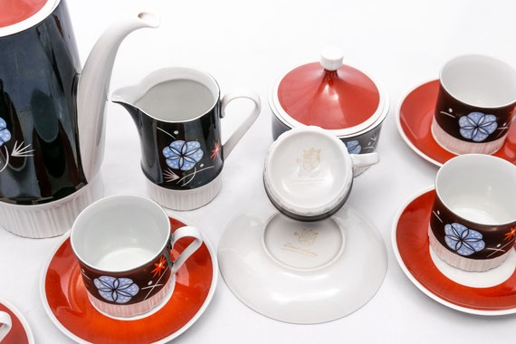 香蘭社製 アンティーク 花柄デザイン磁器コーヒーセット 楽天市場】A026899西洋ティー・コーヒーカップセット カップ6客