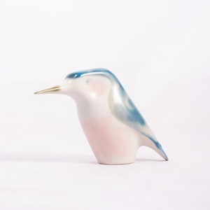 Kingfisher - Vintage Royal Dux Porcelain - Simplistic mid century modern design by Jaroslav Jezek - From the &#39;60s - Made in Czechoslovakia