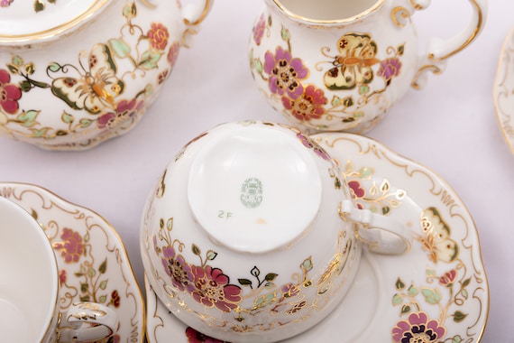 食器 ZSOLNAY HUNGARY ZSOLNAY HUNGARY PORCELAIN Saucer 6 “ | eBay