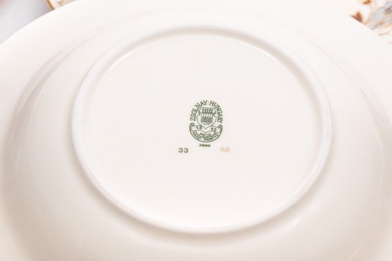 Cornflowers - Zsolnay Pecs Porcelain - 6 Person Tableware Plate