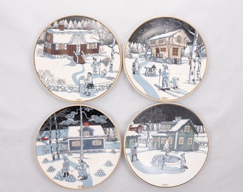 ARABIA フィンランド クリスマス プレート コレクション、Raija