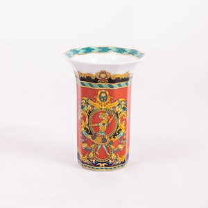 Le Roi Soleil - Versace x Rosenthal - Kleine Porzellanvase - Exklusive limitierte Auflage - Versace Milano - Gianni Versace