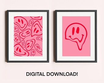 wallpapers Melting Smiley Face Wallpaper warped smiley face etsy