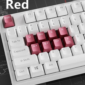 Space Bar Key Keycaps, ESC Personalized Mechanical OEM Keycaps Cross Axes, QWER Direction key Creative Handmade Metal Opaque Material KeyCap