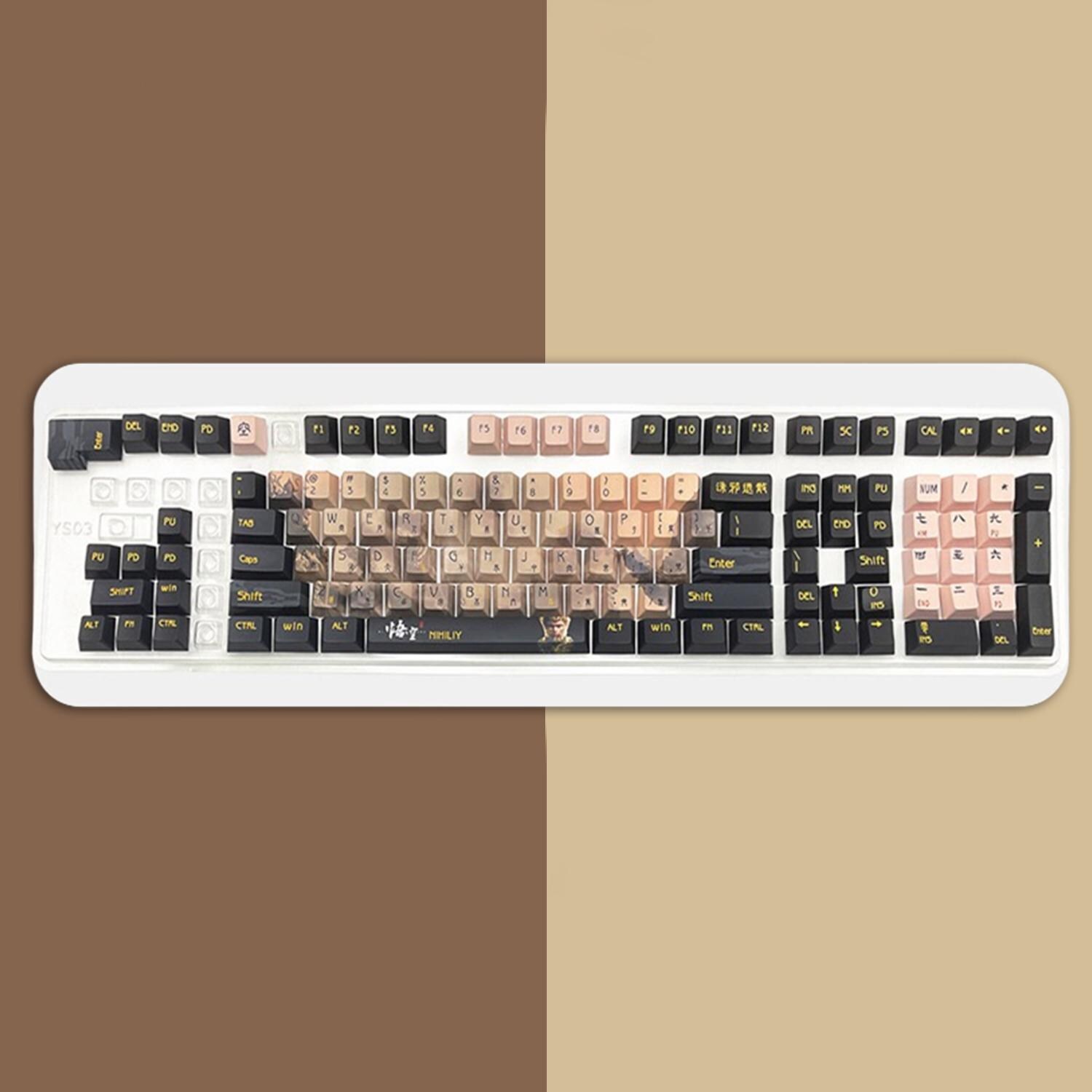 Black Myth Wukong Keycaps Set, Black Anime Keycaps Set, Cherry ...