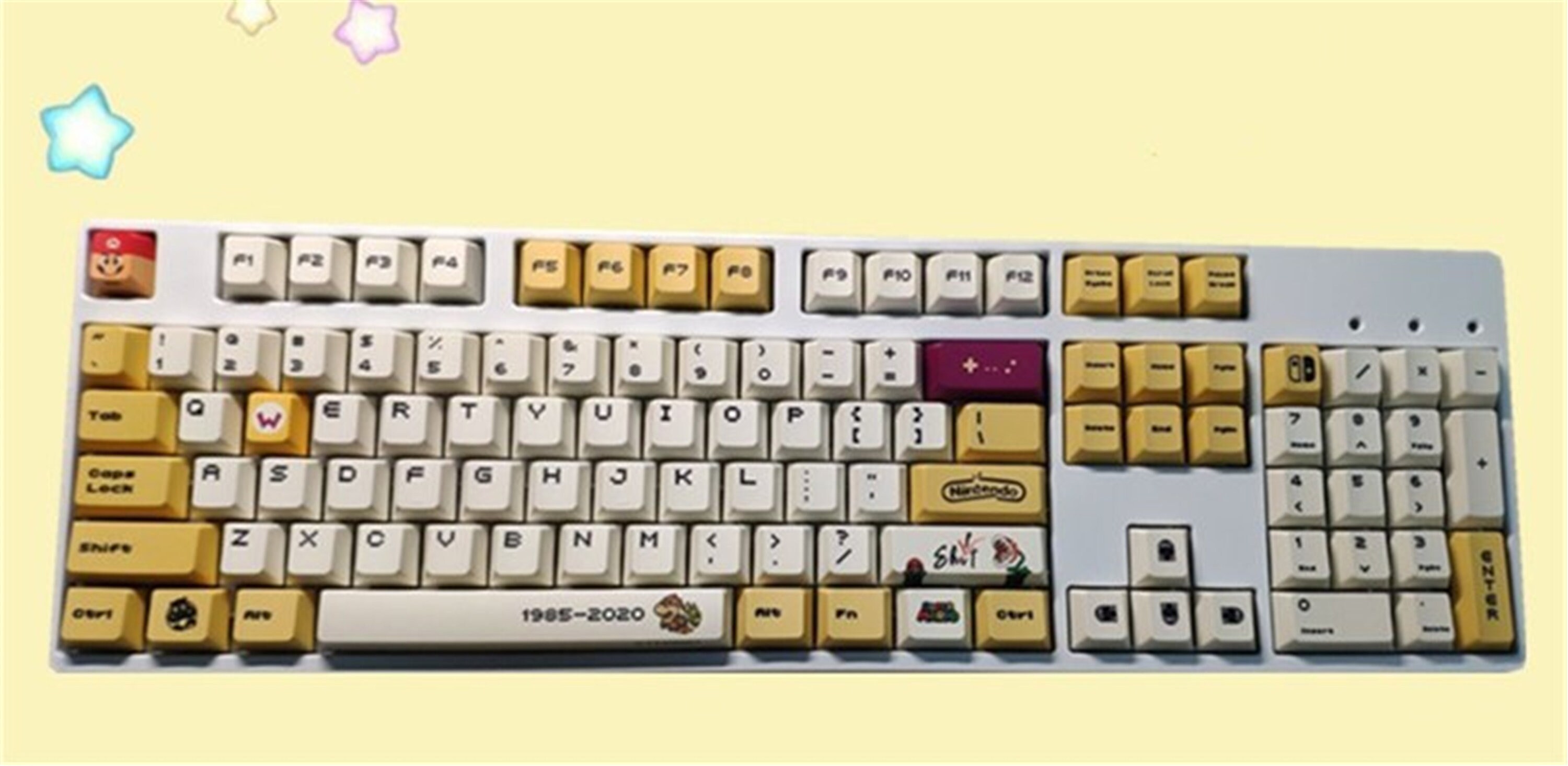 Cherry Keycaps Set, Dye-sublimation PBT 61/68/84/87/98/104