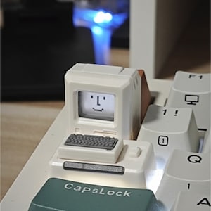 Mac McIntosh Styling Esc Keycaps, Clavier de jeu mécanique MX personnalisé, Keycaps mécaniques en résine créative faits à la main, Key Caps Single