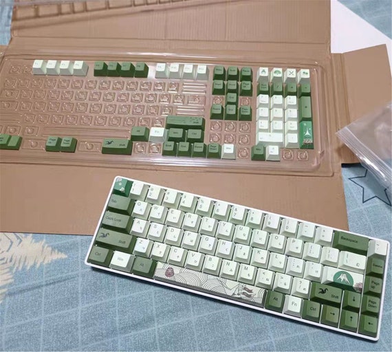 Anime GUNDAM Keycap Mechanical Keyboard OEM PBT 104 Keys Accessories  Presents