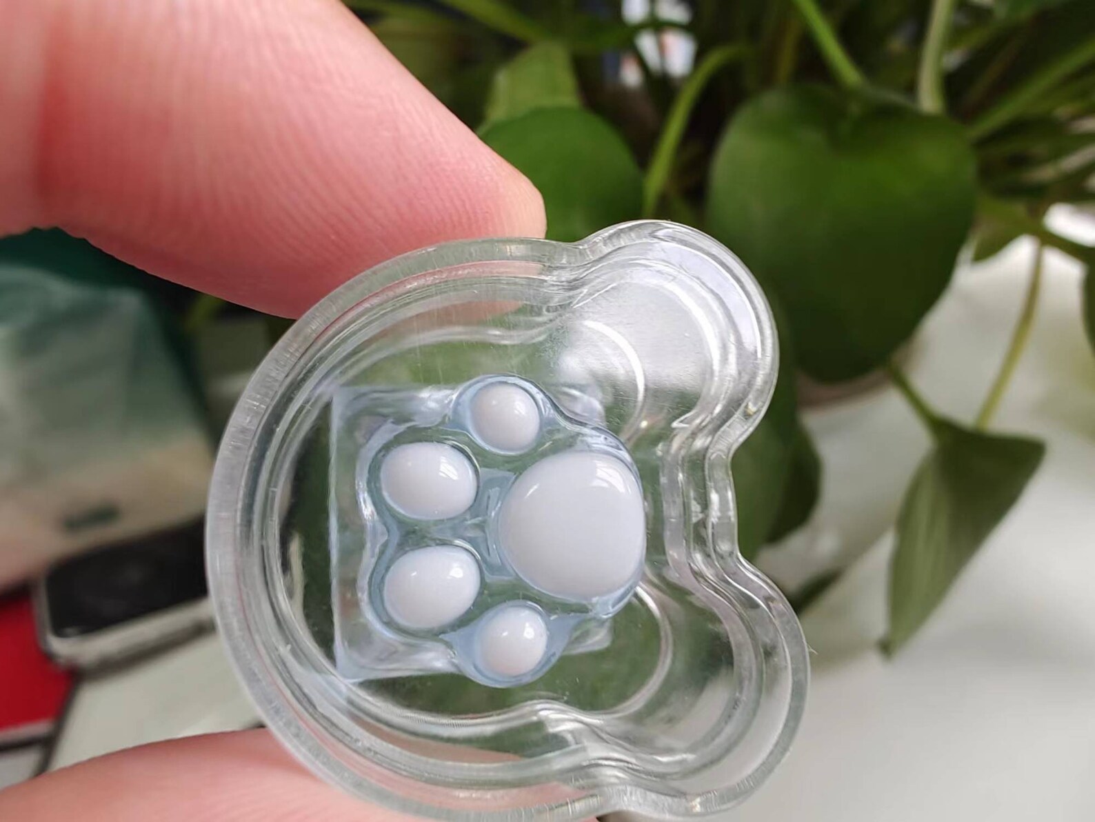 Blue Cat Footprints Resin Keyboard Keycaps Gaming Keyboard Etsy