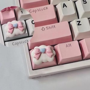 Cloud Handmade Keycaps, 3d Printed Keycap Resin Keycaps, Single Mechanical Keycaps, Tab Keycaps, Ctrl Keycaps, Artisan Keyboard Keycaps